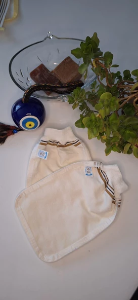 EKER-KONFOR HIZLIGİY KESE-Lastikli Kese- Banyo ve Duş Kesesi-Doğal Özel Dokuma-Standart Kese - 5