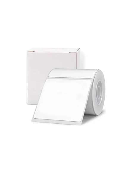 Zuidid 50 x 50 mm Lamine Termal Etiket 150 Adet - Phomemo M110 - M220 - M221 Modellere Uyumludur