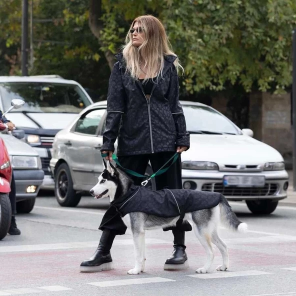 Lindo Dogs People Black Skull Unisex Yağmurluk Beden Siyah Xlarge - 3