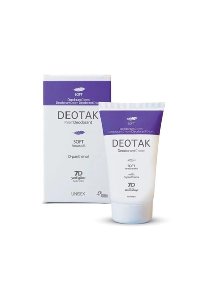 Deotak Soft Hassas Cilt Krem Deodorant 35 ml