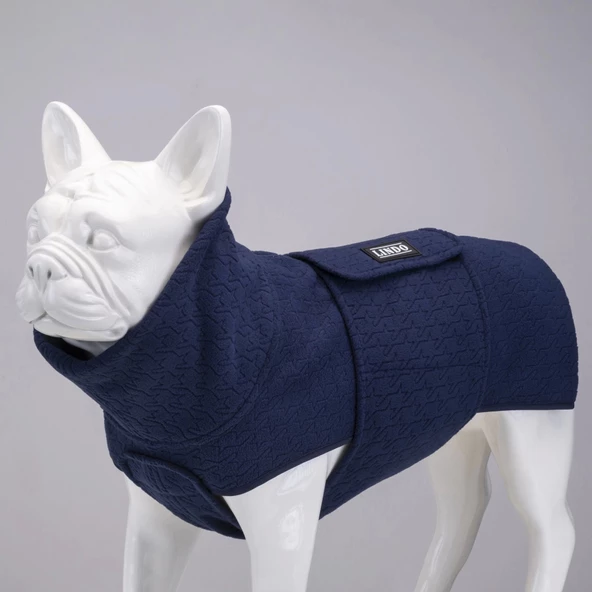 Lindo Dogs Navy Blue Süveter Köpek Kıyafeti Lacivert Beden 7 - 4