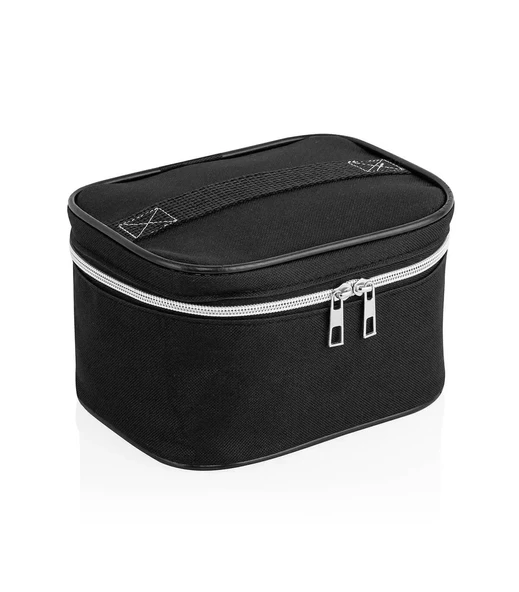 4'lü Makyaj Organizeri Kozmetik Çanta Seti & 3'lü Makyaj Süngeri - Siyah - 2