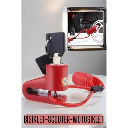 ModaCar Disk Kilidi Bisiklet Motosiklet Scooter