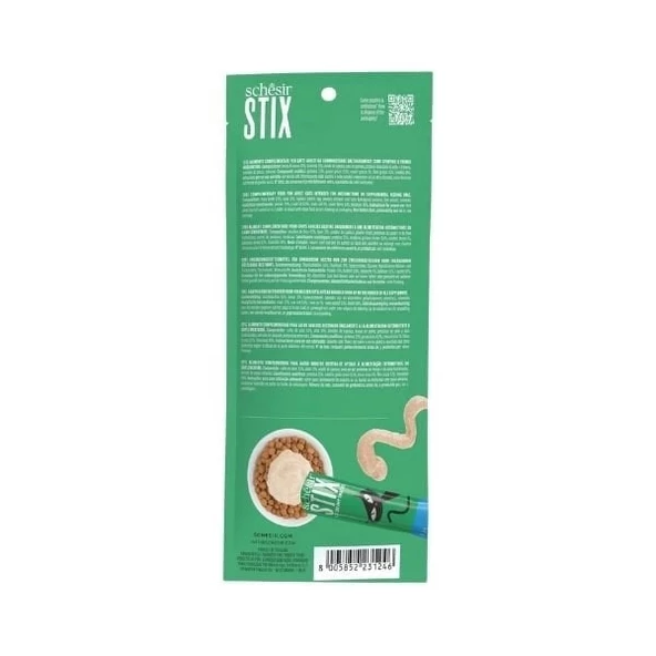 Schesir Cat Stick Ton Balıklı Sıvı Kedi Ödül Maması 6 Adet 15 Gr - 2