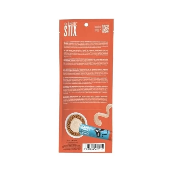 Schesir Cat Stick Somonlu Sıvı Kedi Ödül Maması 6 Adet 15 Gr - 2