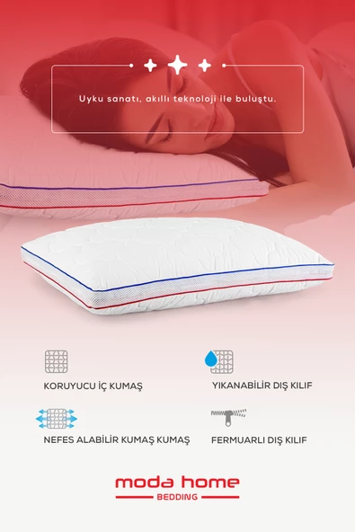 Moda Home Bedding 2li Klimalı SOFT Yastık - 2