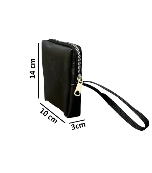 Çanta İçi Hijyenik Ped Tampon Saklama Taşıma Çantası - 222 Siyah - 3