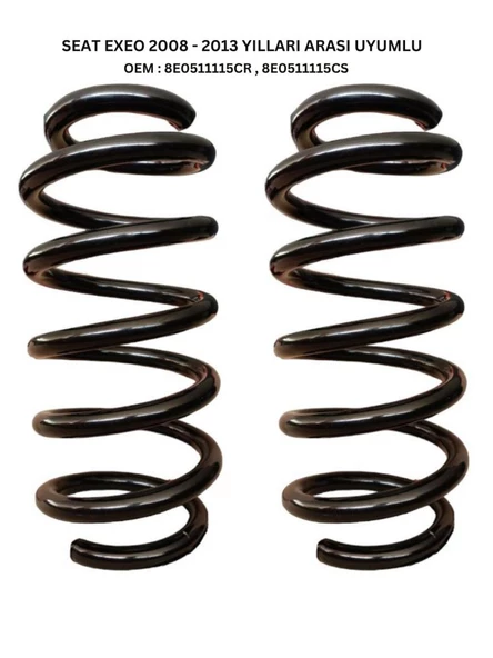 2 Adet Standart Yay ST102034R – Seat Exeo (2008-2013) Arka Helezon Yay Takımı - Resim 2