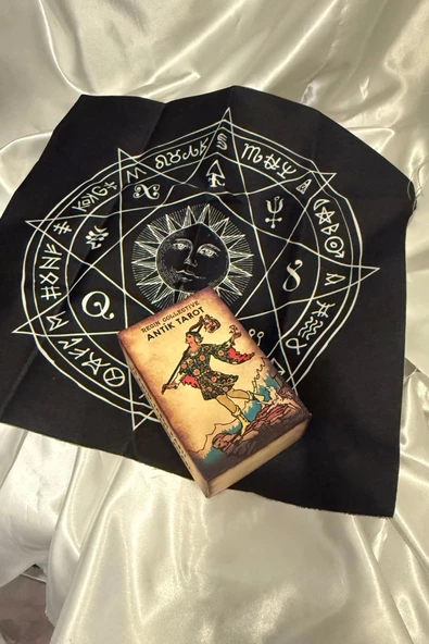 Tarot Orjinal Tarot Kart Regin Collegtive Antik Tarot Başlangıç Tarot Destesi Ve Kitabı Örtüsü - 4