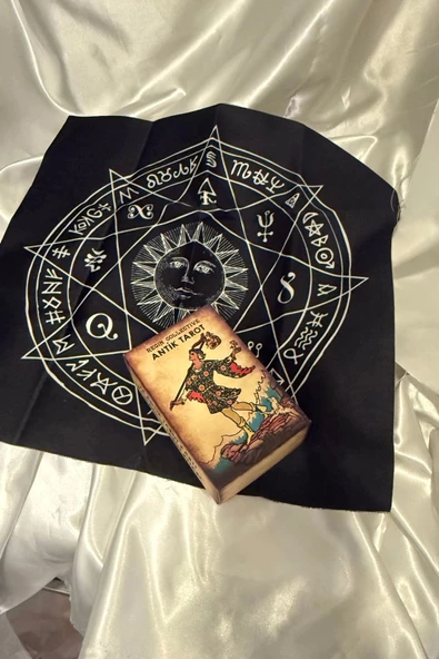Tarot Orjinal Tarot Kart Regin Collegtive Antik Tarot Başlangıç Tarot Destesi Ve Kitabı Örtüsü - 2