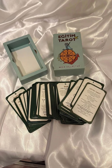 Eğitim Tarot Orjinal Tarot Kart Eğitim Tarot Destesi Ve Kitabı Ve Örtüsü - 2