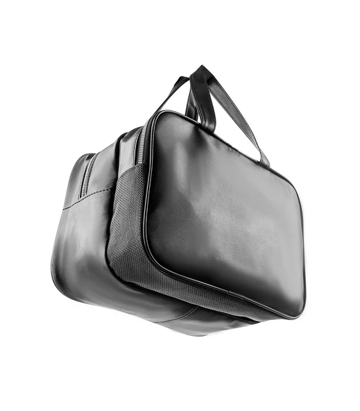 Şeffaf Çift Bölmeli Seyahat Makyaj Organizeri Kozmetik Çantası - Siyah XL - 4