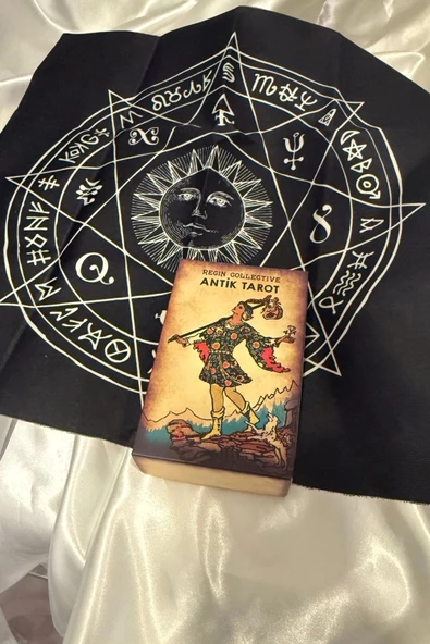 Tarot Orjinal Tarot Kart Regin Collegtive Antik Tarot Başlangıç Tarot Destesi Ve Kitabı Örtüsü - 6