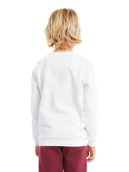 Galatasaray Orijinal Lisanslı Beyaz Çocuk Sweat Ahşap Kutulu - 5