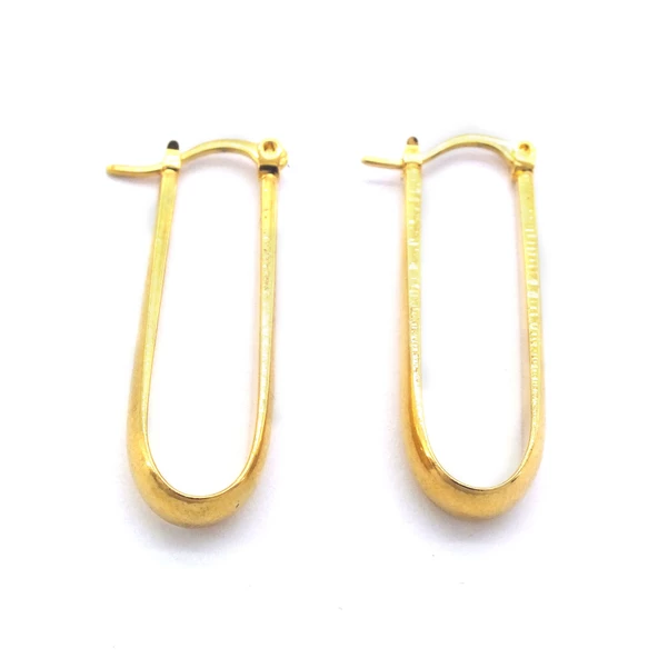 BZ Altın Kaplama Uzun Kadın Küpe UNK-745