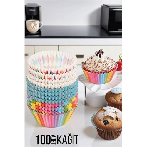 ModaCar Muffin Kalıbı 100 Adet Paolelli