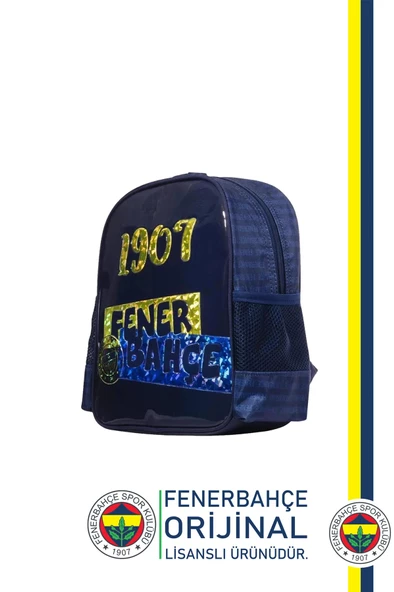 Fenerbahçe Orijinal Lisanslı Anaokulu Çantası Fb Sarı Lacivert Çanta