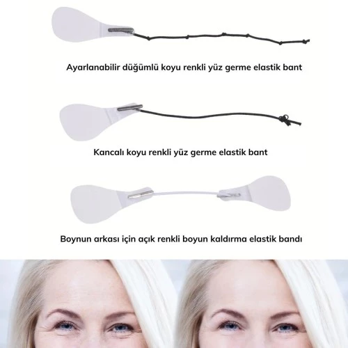 Yüz Kaş Ve Boyun Gerdirme Bant Seti - 2