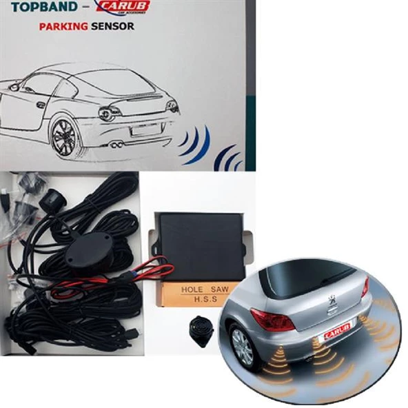 Hko Park Sensörü Sesli 18,5 Mm Gri 4 Sensör