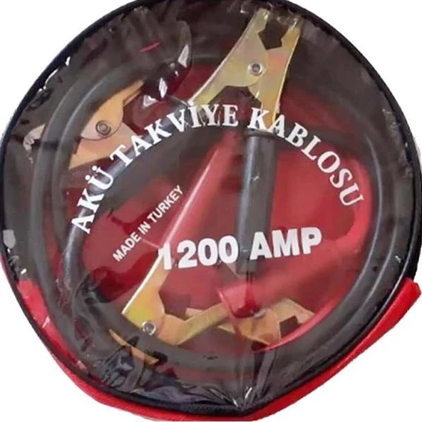 Hko Akü Takviye Kablosu 1200 Amper Çantalı 2,3 Mt - 2