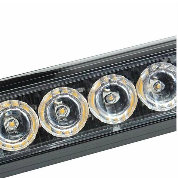 Hko Off Road Tepe Lambası 9 Modlu 65Cm 24Led 12-24V Turuncu - 5