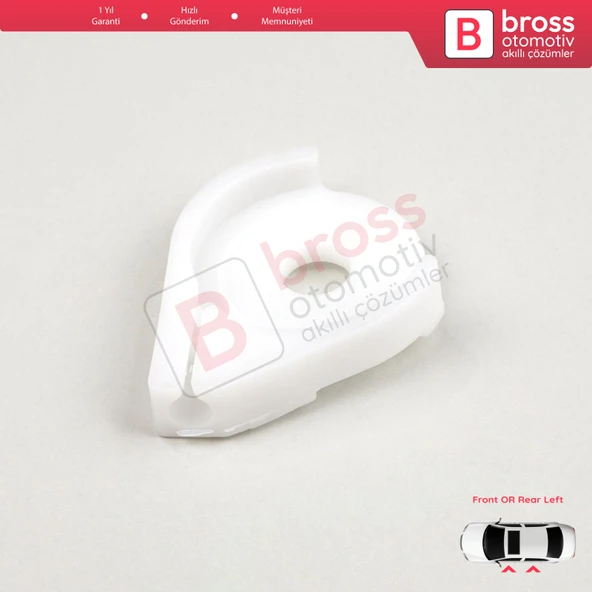 Hyundai Accent 1994-On 82403-0U010 İçin Ön veya Arka Sol Kapı Cam Kriko Tamir Köşe Makara Yuvası - 5