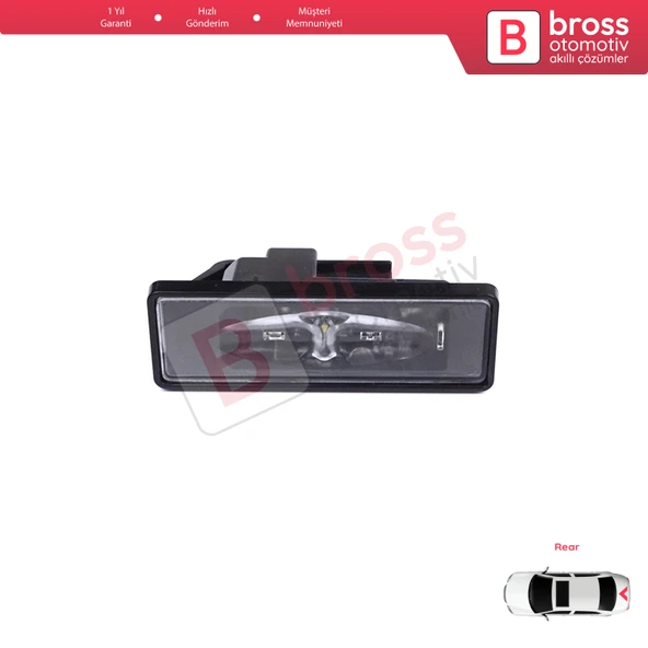 Renault Megane 4 Talisman Clio 5 Scenic 4 Master 3 Trafic 3 Nissan Opel Infiniti için Plaka Lambası - 3