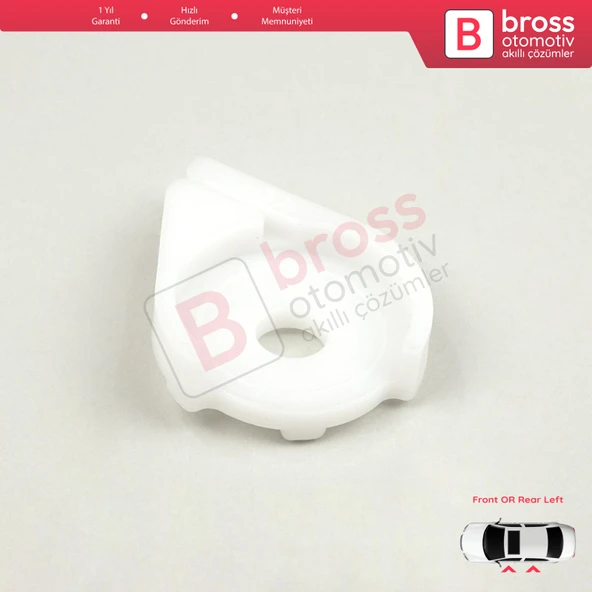 Hyundai Accent 1994-On 82403-0U010 İçin Ön veya Arka Sol Kapı Cam Kriko Tamir Köşe Makara Yuvası - 4