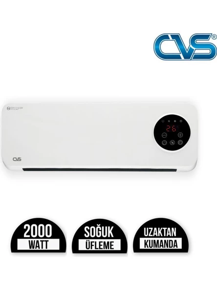 CVS DN 3053 2000 W Fanlı Isıtıcı