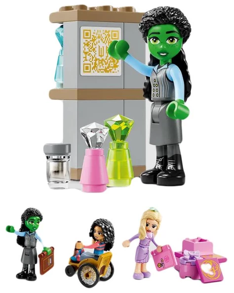 Lego Wicked Glinda, Elphaba ve Nessarose Shiz Üniversitesinde 75681 - 4