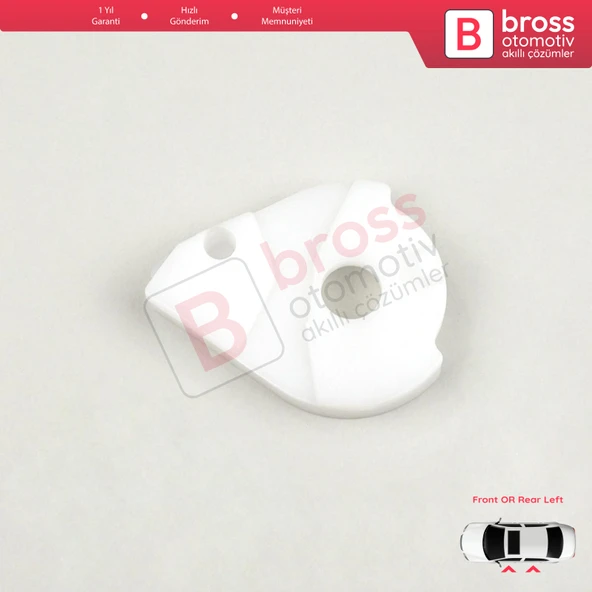 Hyundai Accent 1994-On 82403-0U010 İçin Ön veya Arka Sol Kapı Cam Kriko Tamir Köşe Makara Yuvası - 2