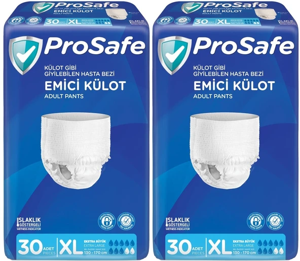 Prosafe Emici Külot Hasta Bezi XL-Extra Large 60 Adet (2PK*30)