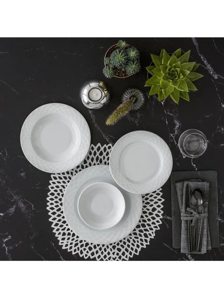 Güral Porselen Alfa 24 Parça 6 Kişilik Yemek Takımı - 2