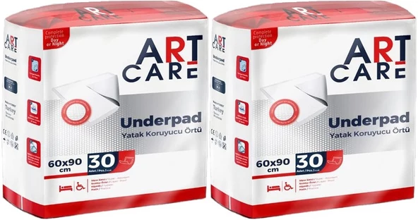 Art Care Hasta Yatak Koruyucu 60*90CM 60 Adet (2PK*30)