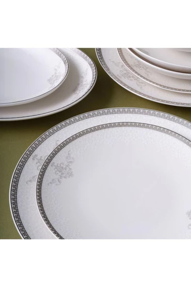 Güral Porselen Camelia 54 Parça 12 Kişilik Yemek Takımı - 65781 - 4
