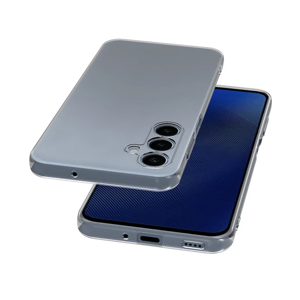 Nevarium Samsung Galaxy A16 Uyumlu Kılıf Lüx Şeffaf Kamera Korumalı Silikon Kılıf - 2