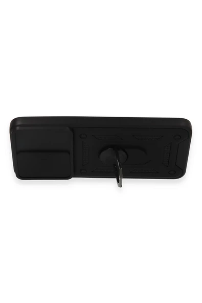 Nevarium Xiaomi Redmi Note 12S Uyumlu Kılıf Pars Lens Sürgülü Yüzüklü Standlı Korumalı Kılıf - Resim 3