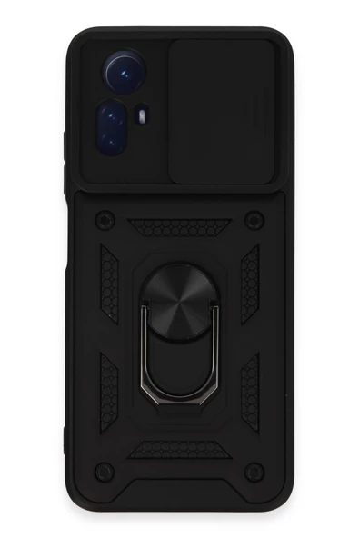 Nevarium Xiaomi Redmi Note 12S Uyumlu Kılıf Pars Lens Sürgülü Yüzüklü Standlı Korumalı Kılıf ürün görseli