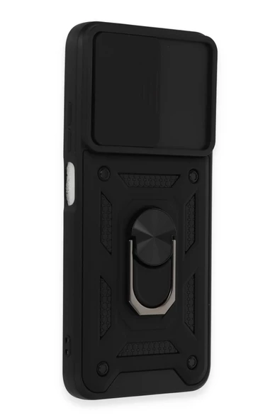 Nevarium Xiaomi Redmi Note 12S Uyumlu Kılıf Pars Lens Sürgülü Yüzüklü Standlı Korumalı Kılıf - Resim 2