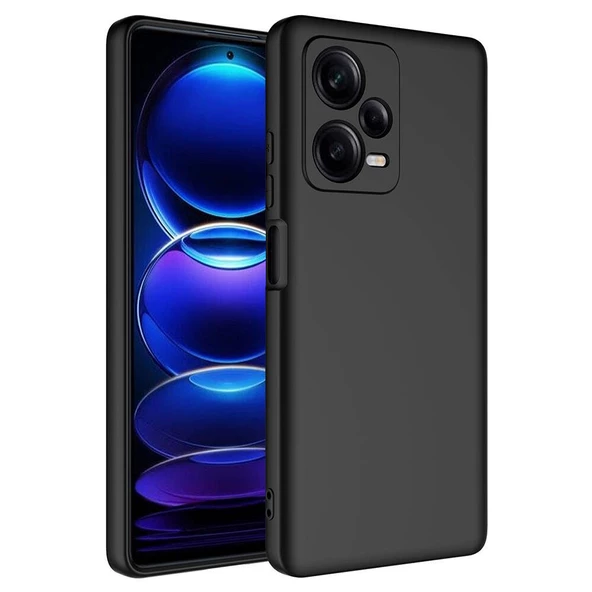 Nevarium Xiaomi Redmi Note 12 Pro Plus 5G Uyumlu Kılıf Lansman İçi Kadife Kamera Korumalı Mara Silikon Kılıf