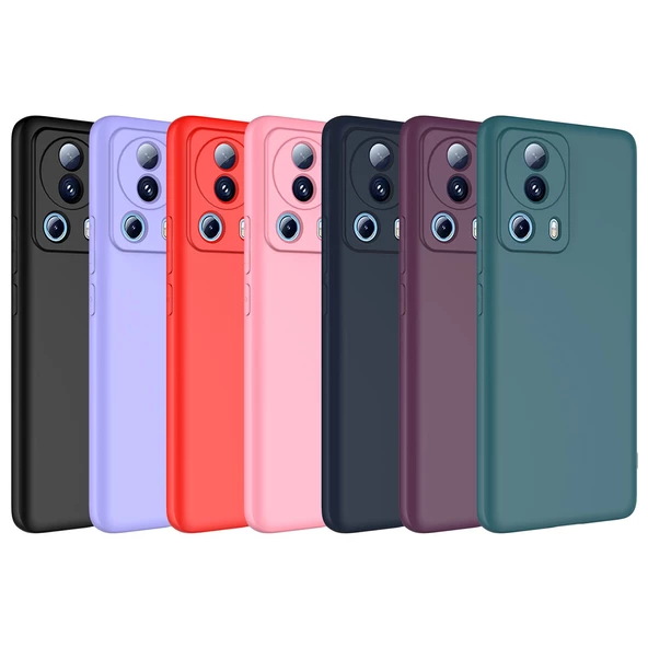 Nevarium Xiaomi Mi 13 Lite Uyumlu Kılıf Lansman İçi Kadife Kamera Korumalı Mara Silikon Kılıf ürün görseli