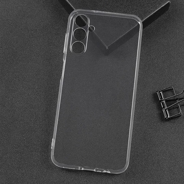 Nevarium Samsung Galaxy M34 5G Uyumlu Kılıf Lüx Şeffaf Kamera Korumalı Silikon Kılıf - 2