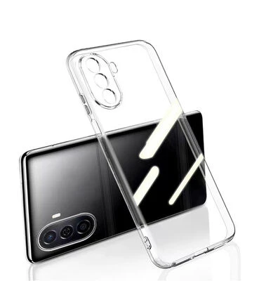 Nevarium Huawei Nova Y70 Uyumlu Kılıf Lüx Şeffaf Kamera Korumalı Silikon Kılıf ürün görseli