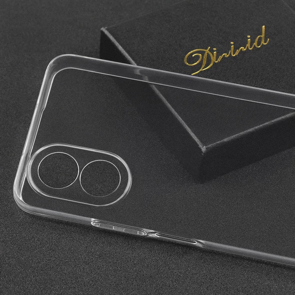 Nevarium Oppo A38 Uyumlu Kılıf Lüx Şeffaf Kamera Korumalı Silikon Kılıf - Resim 3