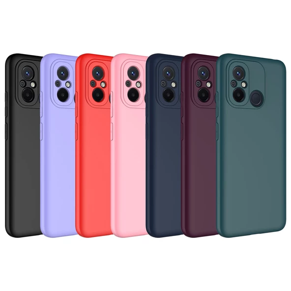 Nevarium Xiaomi Redmi 12C Uyumlu Kılıf Lansman İçi Kadife Kamera Korumalı Mara Silikon Kılıf - Resim 2