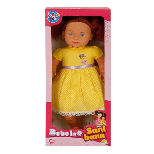 S01040052 DOLLZ'N MORE BEBELOU SARIL BANA ETLİ BEBEK 40 cm - 2
