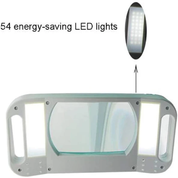 5x 10x Büyüteç  Led Işıklı Süper Parlak Enerji Tasarruflu  Masa Lambası Lt861 - 4