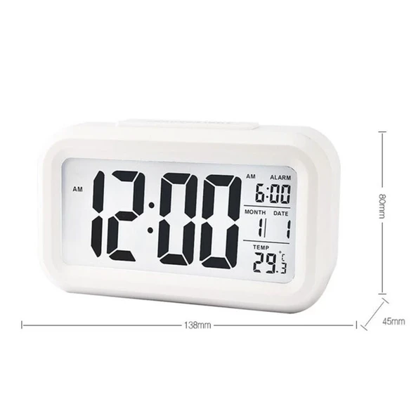 Dijital Alarmlı Masa Saati - 4