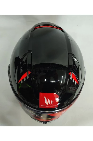 Kask Revenge 2 Solıd A11 Gloss Black Şeffaf Vizörlü 14b - 7