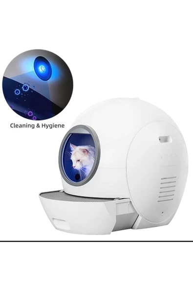 ELS Pet Otomatik Smart Pro Akıllı Kedi Tuvaleti,els Pet Uv Ile Bakteri Temizleme,koku Geçirmez,app Kontrol - 3
